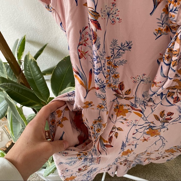 NEW✨Jessica Simpson • Soft Pink Floral Romper - Picture 7 of 8